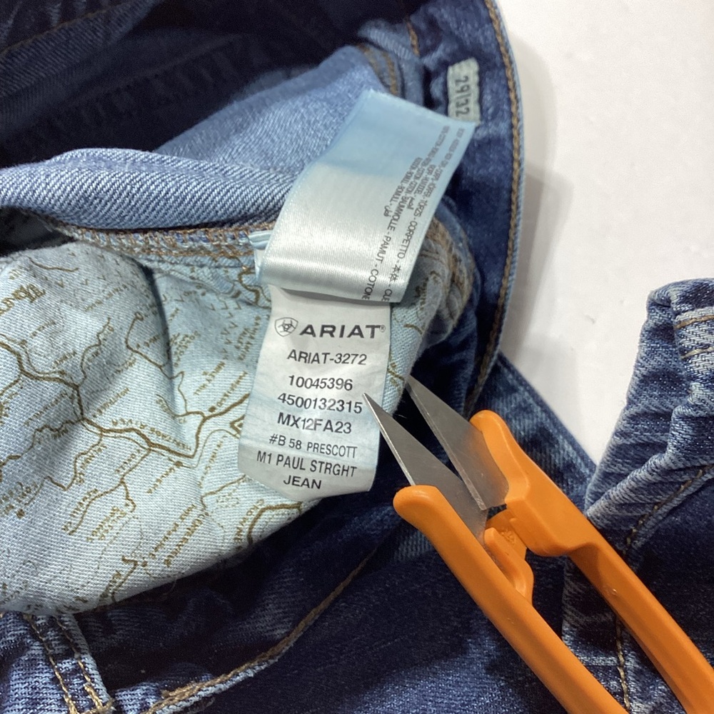 Ariat Dark Blue Denim Jeans - Picture 4 of 13